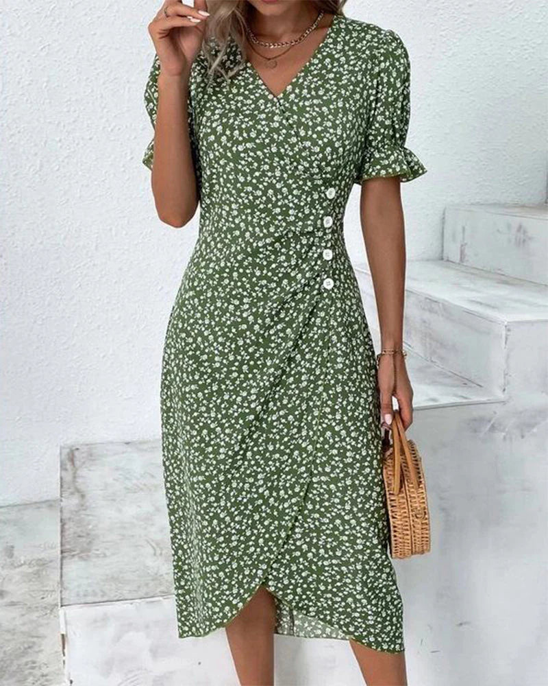 Ghislaine™ | Mia - Wrap Midi Dress