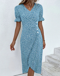 Ghislaine™ | Mia - Wrap Midi Dress