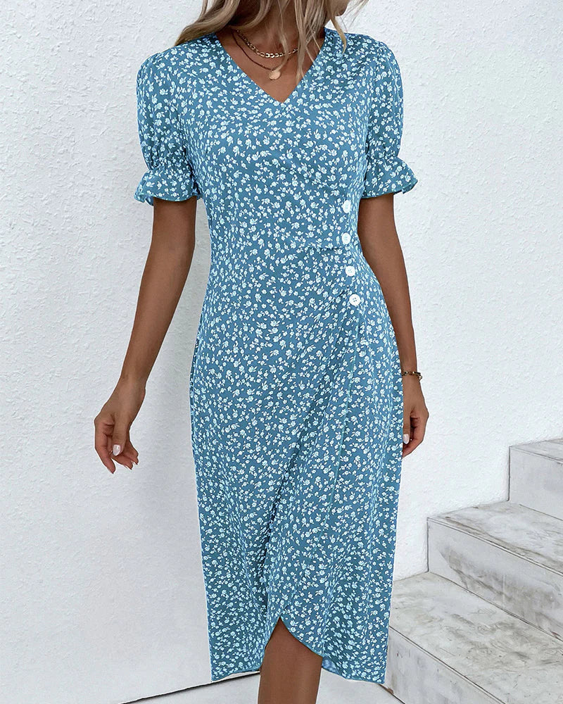 Ghislaine™ | Mia - Wrap Midi Dress