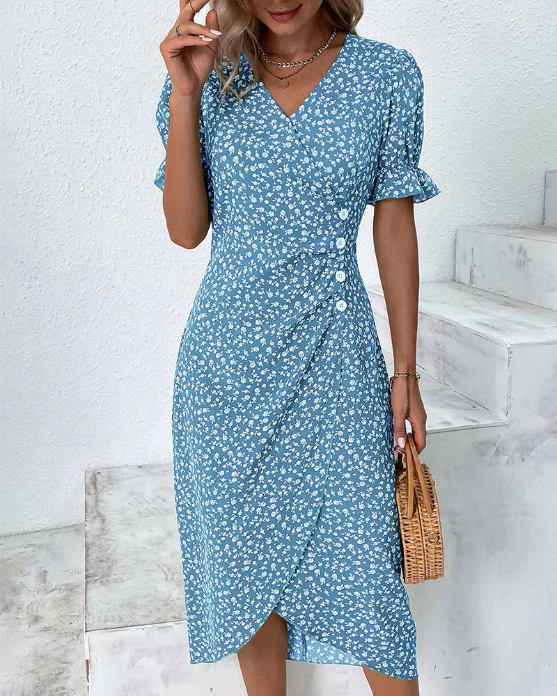 Ghislaine™ | Mia - Wrap Midi Dress