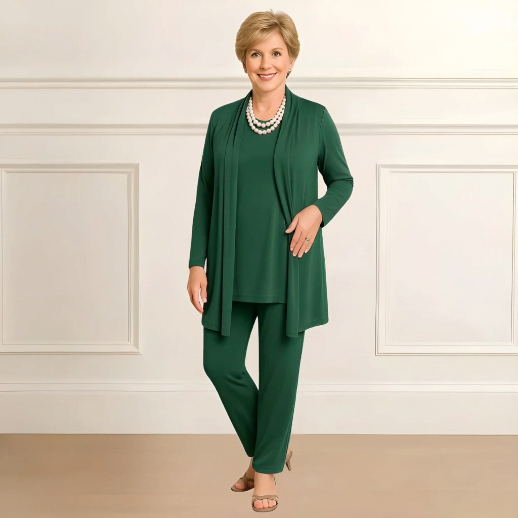 Ingrid™ | Cardigan Top & Pants Set
