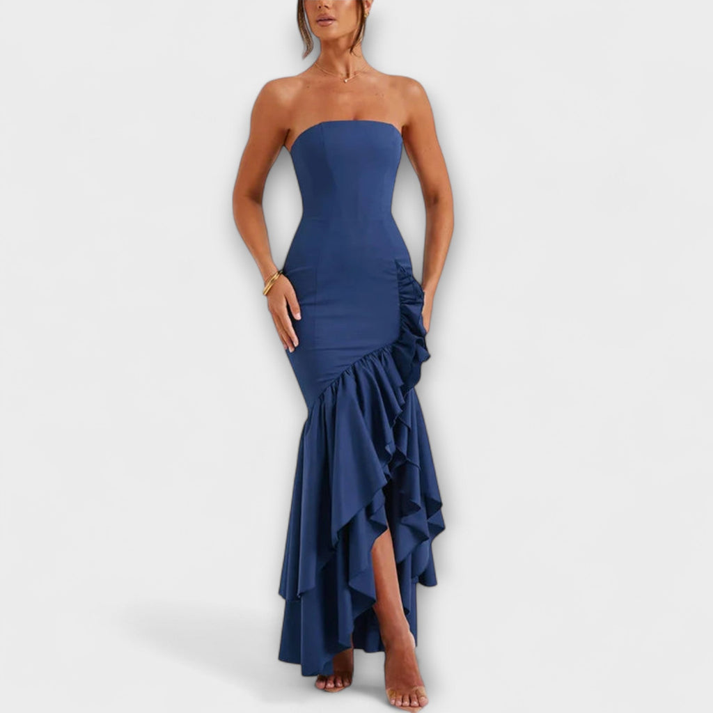 Style200™ | Zuri Off-Shoulder Maxi Dress for Chic Events