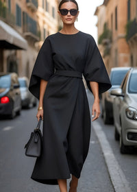 Viviane™ | Eva - Flowy Belted Maxi Dress