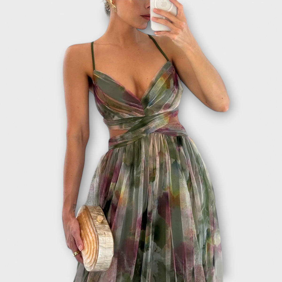 Valérie™ | Annai Mesh Prom Dress - Chic and Flattering for Any Occasion