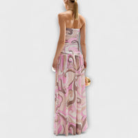 Style200™ | Pastel Off-Shoulder Maxi Dress for Summer Events