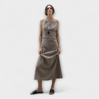 Style200™ | Clara - Linen Blend Maxi Dress for Effortless Style