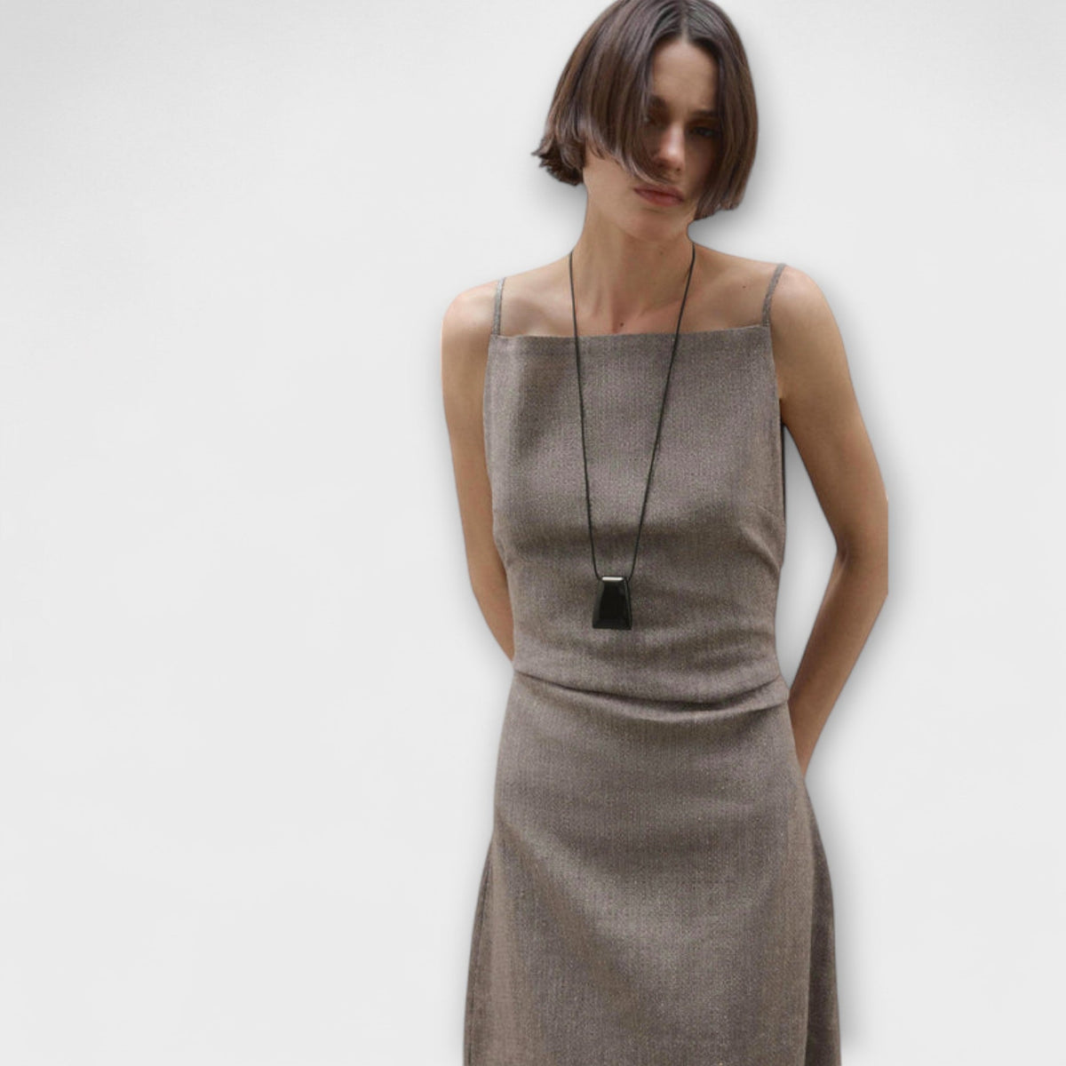Style200™ | Clara - Linen Blend Maxi Dress for Effortless Style