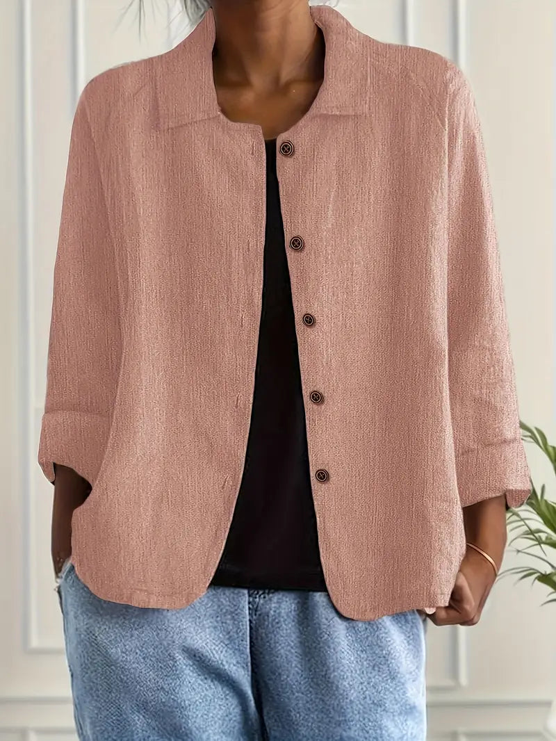 Freya | Long Sleeve Button-Down Shirt