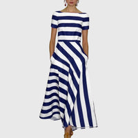 Style200™ | Chic Striped Dress for Any Occasion