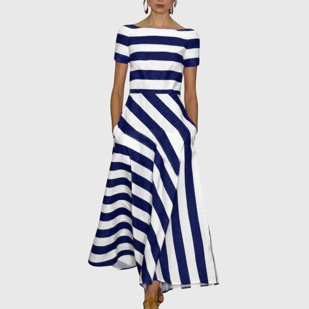 Style200™ | Chic Striped Dress for Any Occasion