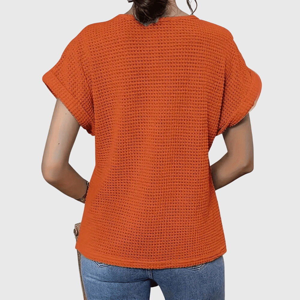 Style200™ | Chic Ibiza-Inspired Pearl Blouse for Every Occasion