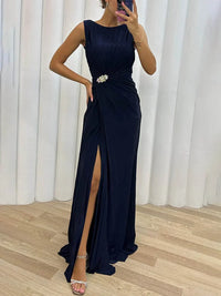Katrine™ | Wedding Guest Dress - Pleated Maxi