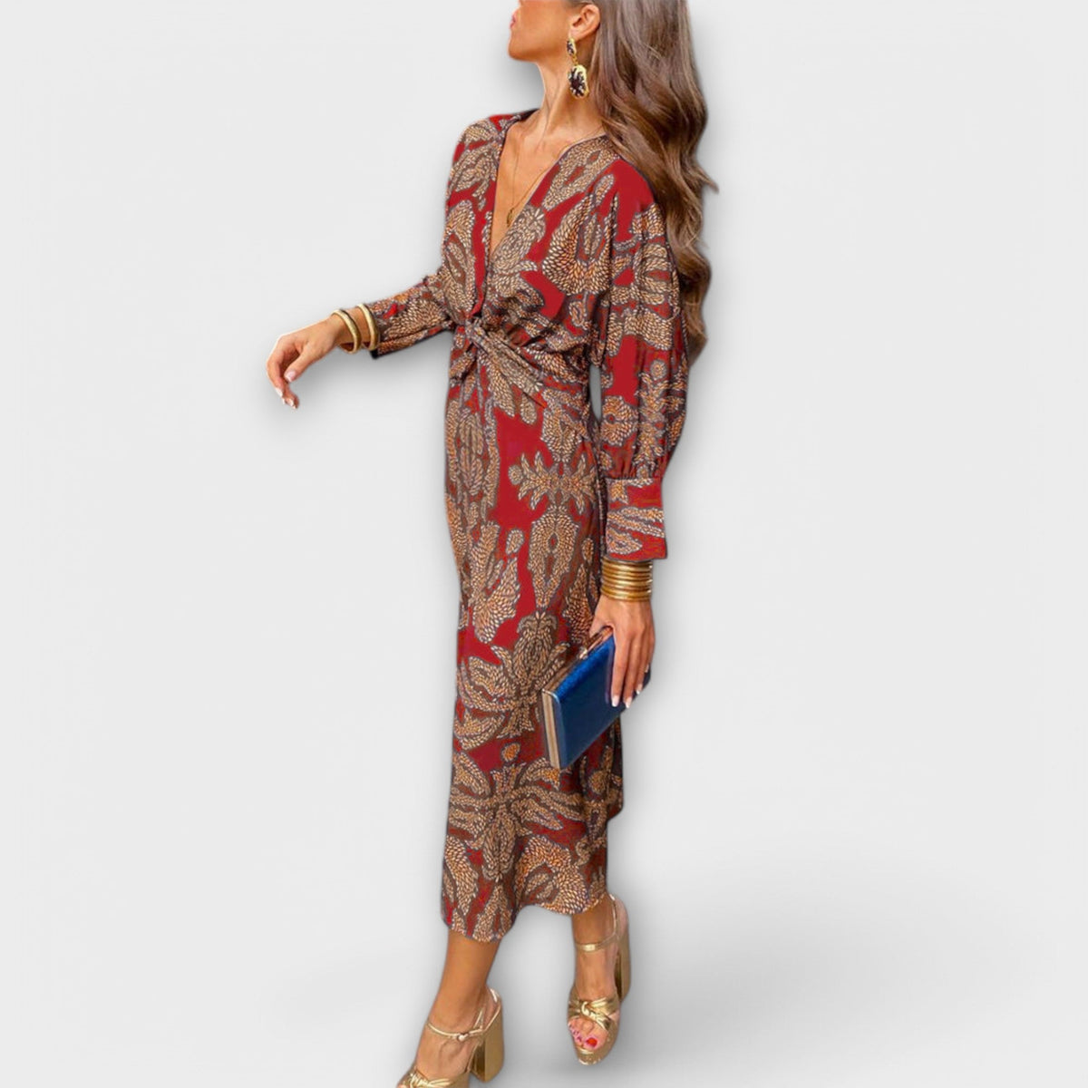 Style200™ | Oriana - Chic Long Sleeve Dress for Any Occasion
