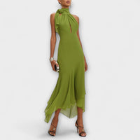 Style200™ | Elodie - Stylish Asymmetrical Maxi Dress for Any Occasion