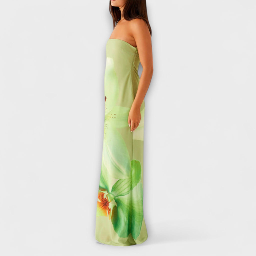 Style200™ | Chic Off-Shoulder Maxi Dress for Any Occasion