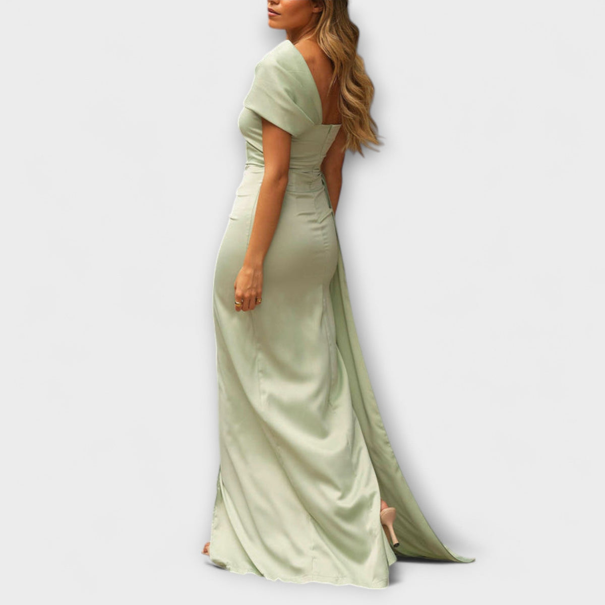 Style200™ | Chic One-Shoulder Maxi Dress for Events
