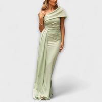 Style200™ | Chic One-Shoulder Maxi Dress for Events