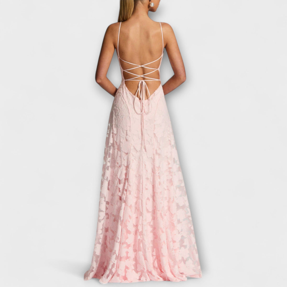 Style200™ | Floral Lace Maxi Dress for Special Occasions