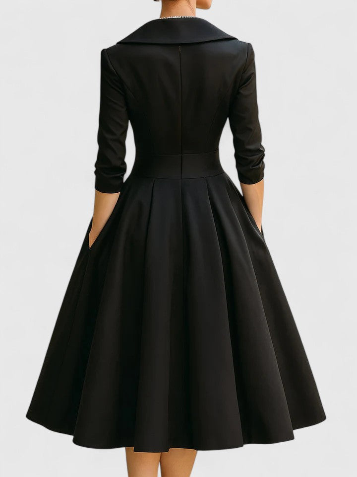 Yan™ | Chic Midi Dress for Any Occasion