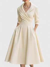 Yan™ | Chic Midi Dress for Any Occasion
