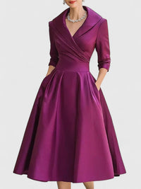 Yan™ | Chic Midi Dress for Any Occasion