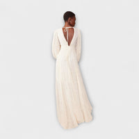 Style200™ | Elsa Cream Maxi Dress – Ideal for Summer Events