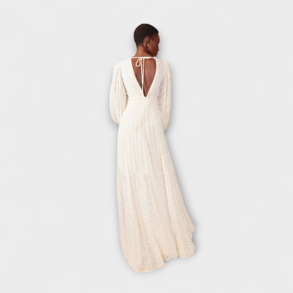 Style200™ | Elsa Cream Maxi Dress – Ideal for Summer Events
