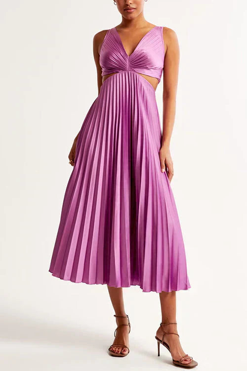 Iris | V-Neck Maxi Dress for Wedding Guest