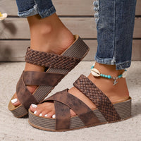 Vanessa™ | Woven Platform Sandals