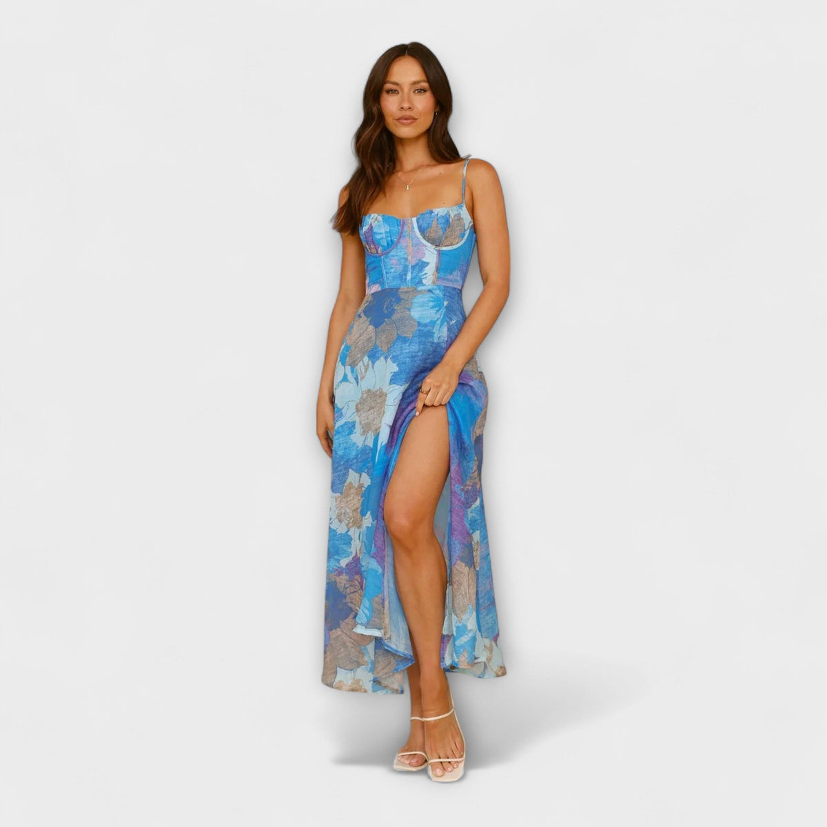 Style200™ | Audrey Floral Print Dress for Women - Ideal for Events and Gatherings