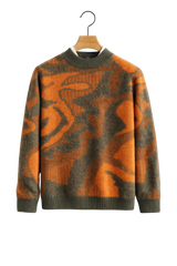 Burnt Orange And Olive Green