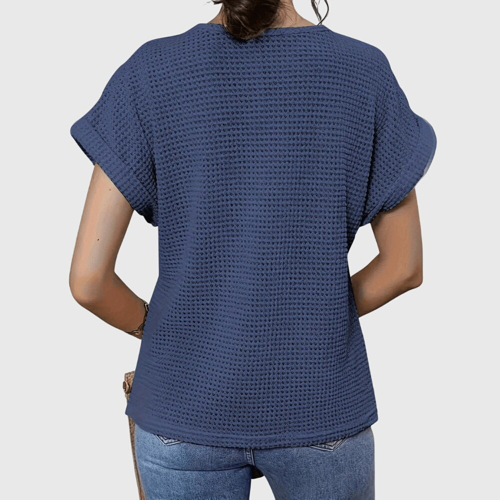Style200™ | Chic Ibiza-Inspired Pearl Blouse for Every Occasion