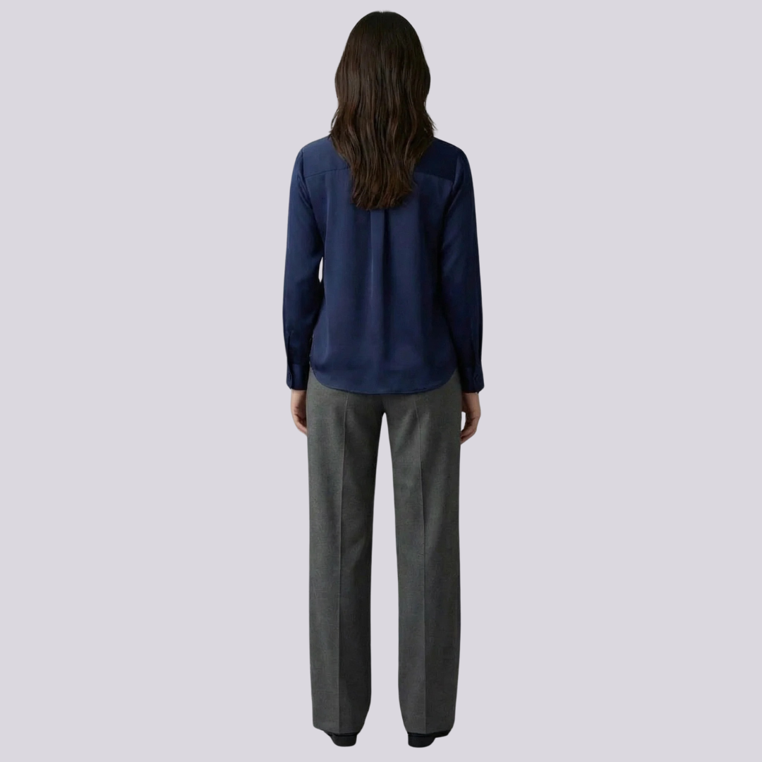 Calira | Twist Detail V-Neck Blouse