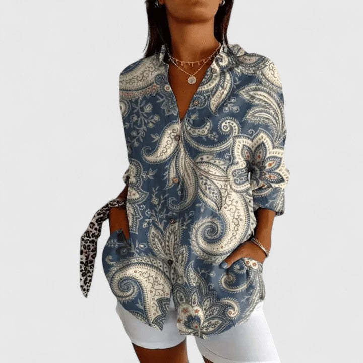 Style200™ | Chic Floral Blouse for Stylish Occasions