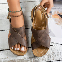 Olive™ | Women's Platform Cushioned Wedge Sandals