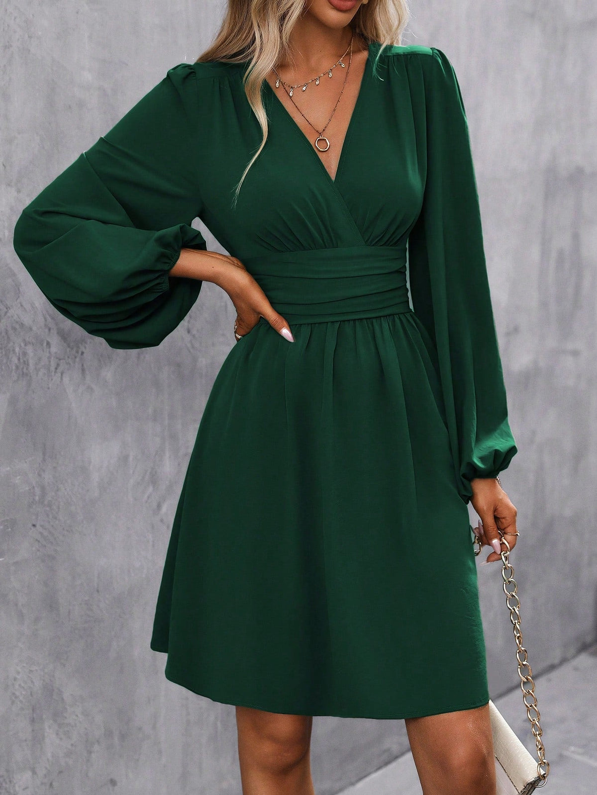 Zélie™ | Nicole - Elegant Pleated Midi Dress