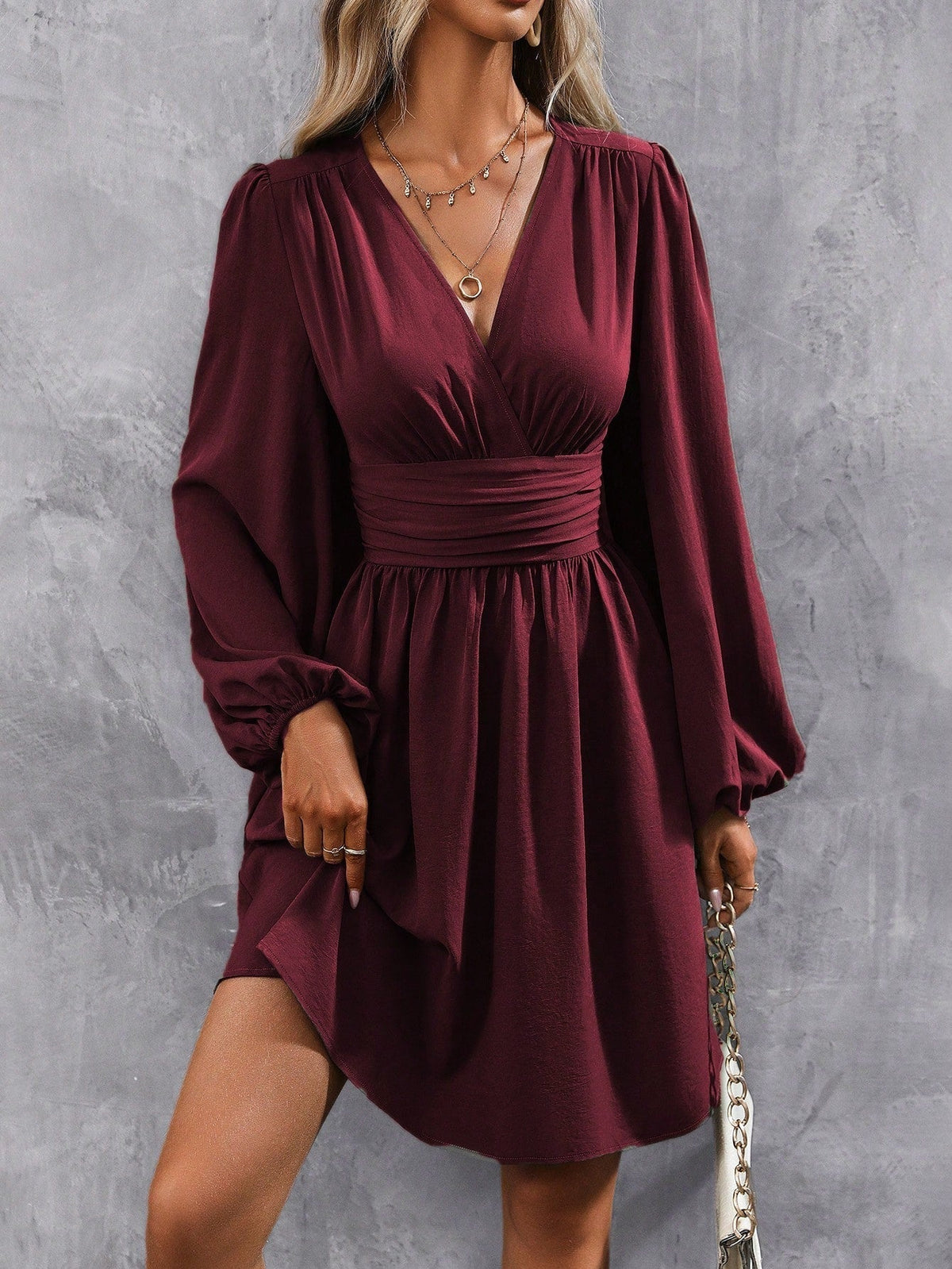 Zélie™ | Nicole - Elegant Pleated Midi Dress