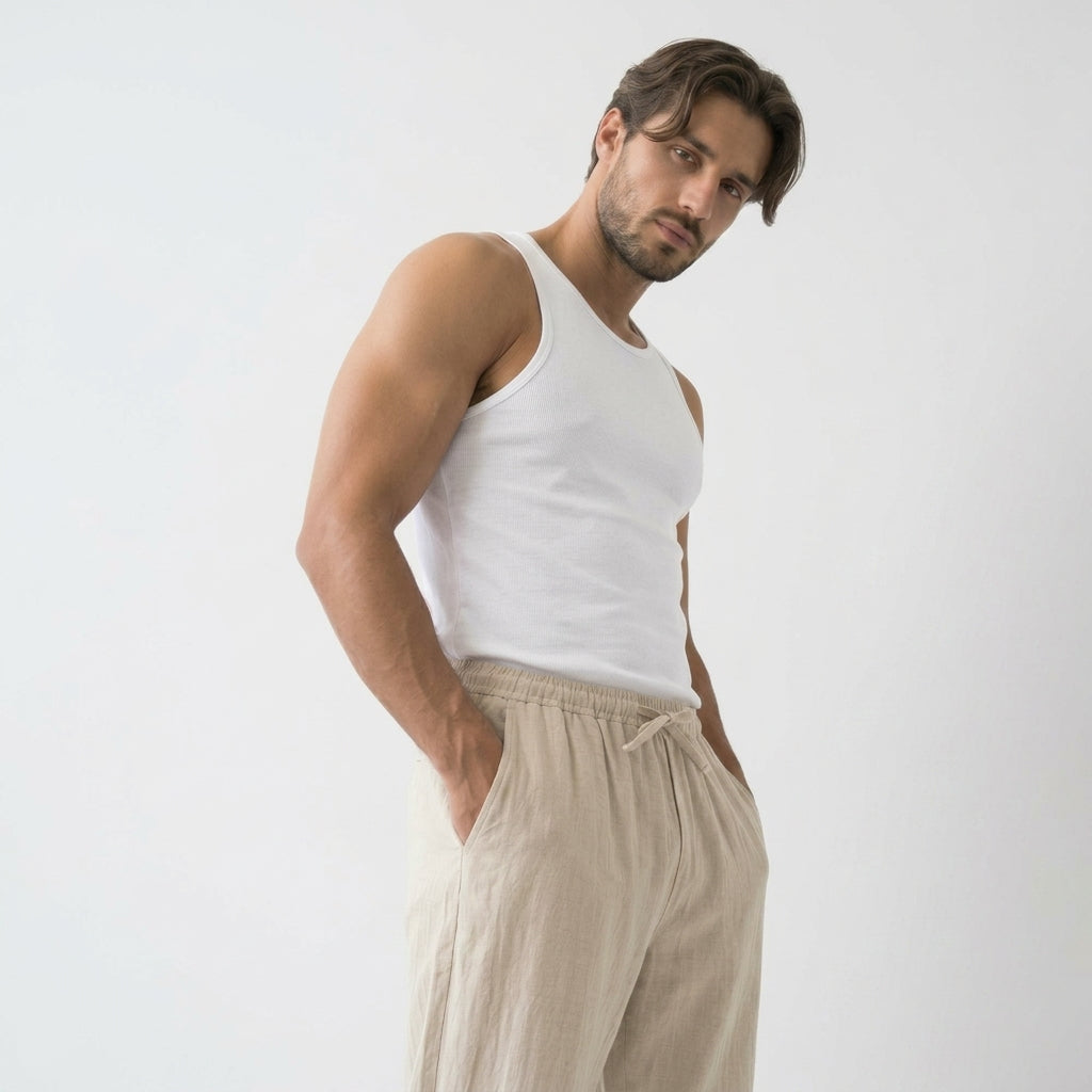 Montviro Linen-Look Trousers