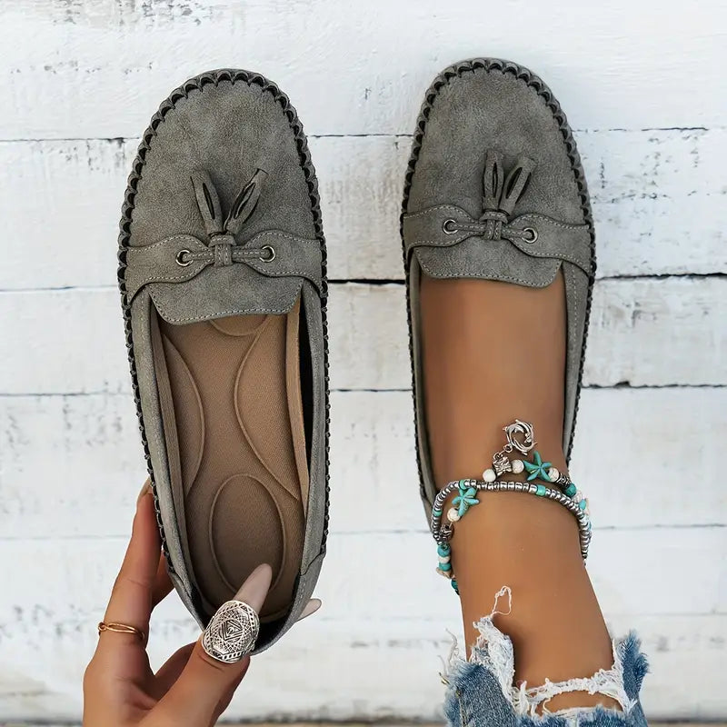 Astrid™ | Reagan – Chic Bow Loafers for Any Occasion