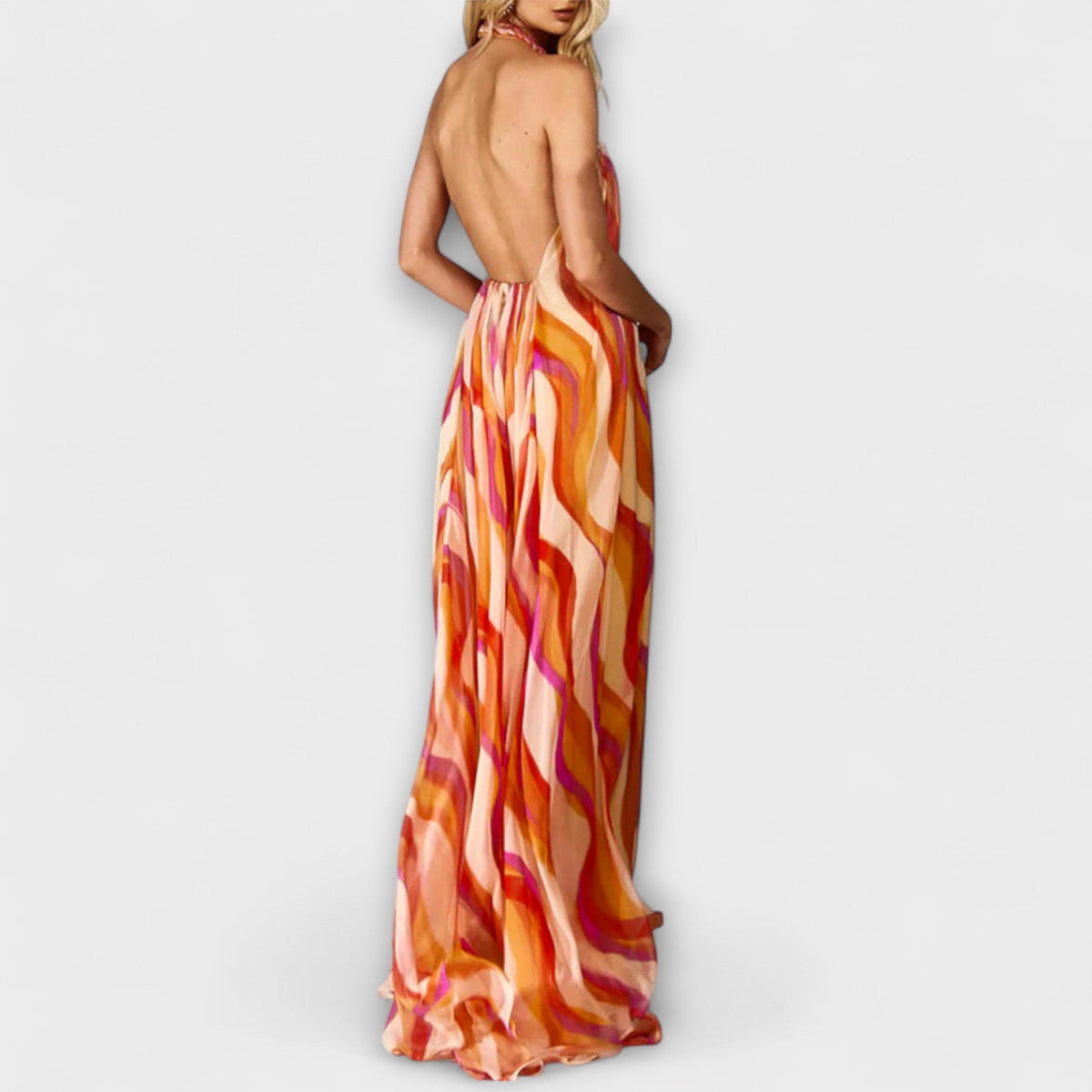 Style200™ | Rumi - Chic Braided Maxi Dress for Beach or Brunch