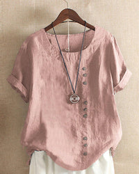 Brielle | Short Sleeve Crew Neck Top