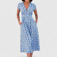 Style200™ | Roseanna Midi Dress in Soft Fabric for Any Occasion