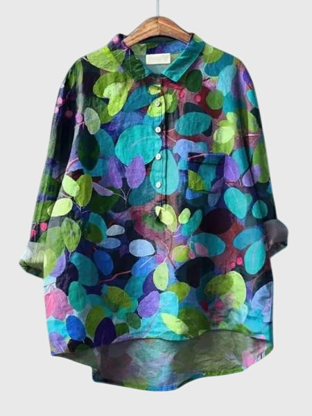Valeria™ | Valeria™ - Floral Print Chiffon Blouse for Everyday Wear