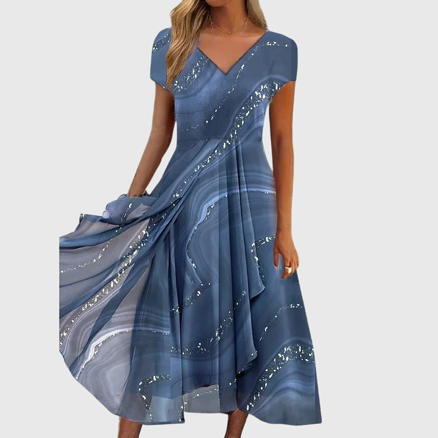 Style200™ | Chic Flowing Midi Dress for Every Occasion
