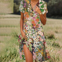 Joséphine™ | Tracy - Floral Midi Summer Dress