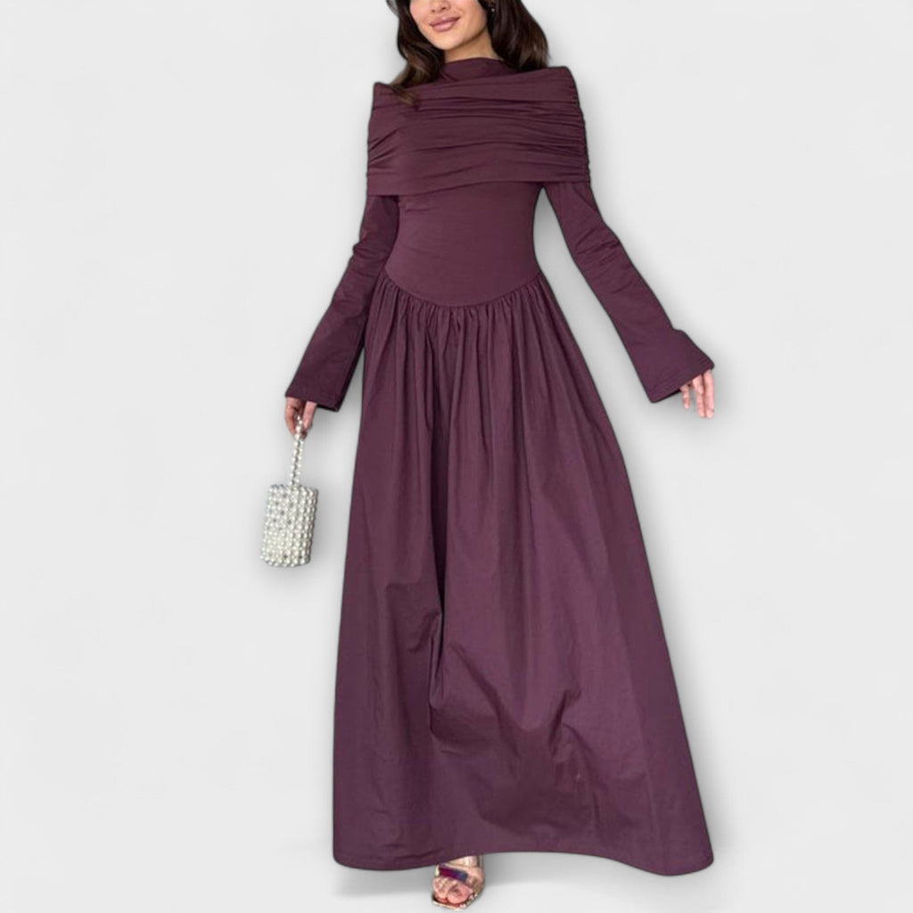 Style200™ | Jessica - Chic Pleated Dress for Everyday Wear
