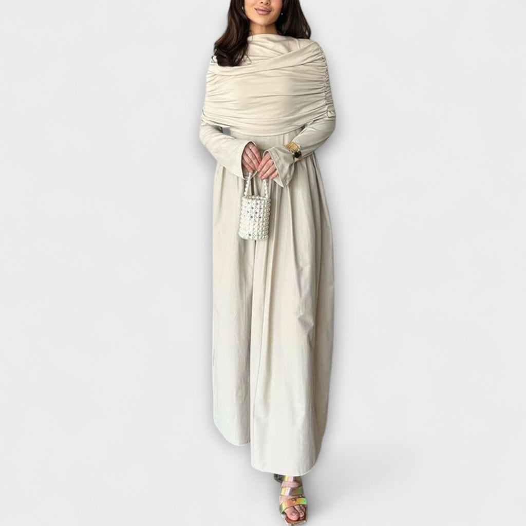 Style200™ | Jessica - Chic Pleated Dress for Everyday Wear