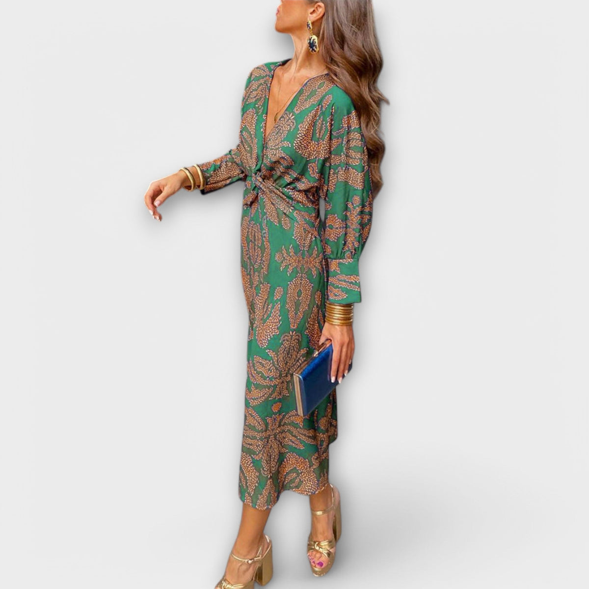 Style200™ | Oriana - Chic Long Sleeve Dress for Any Occasion