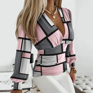 Geometric Pink & Grey