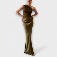 Yolanda™ | Chic One-Shoulder Pleated Prom Dress for Special Occasions